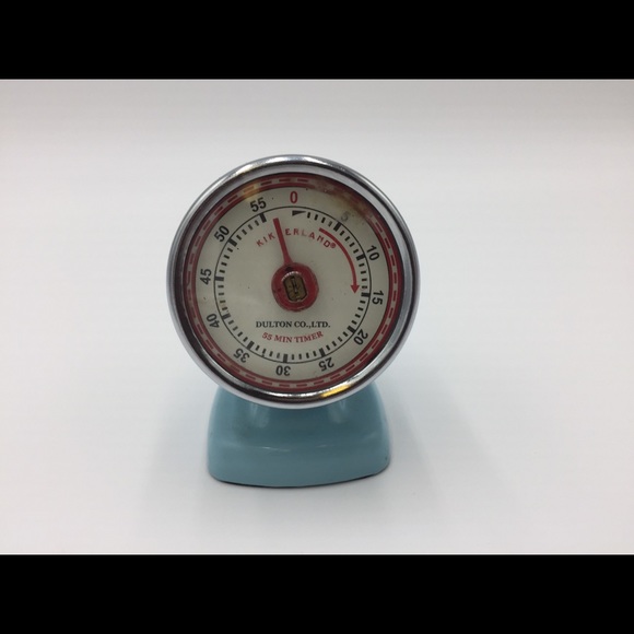 Kikkerland Other - Kikkerland Vintage Streamline Kitchen Timer Blue